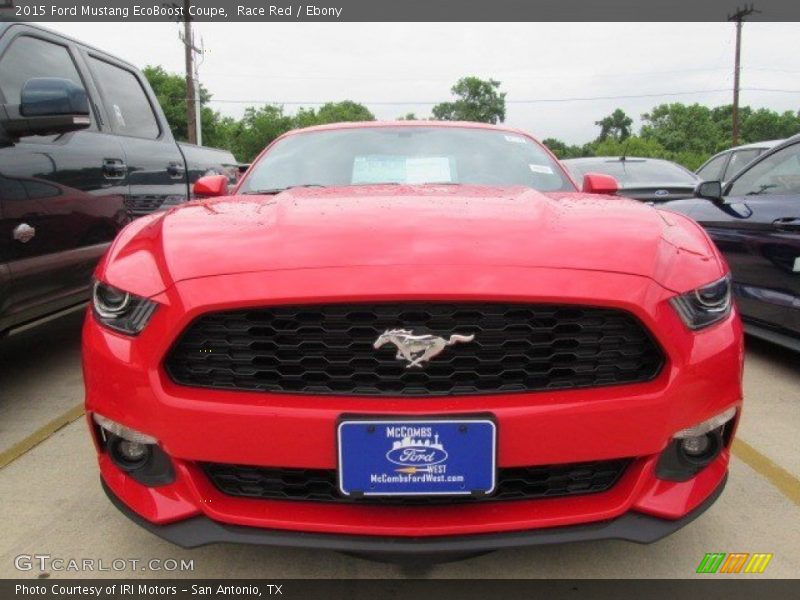 Race Red / Ebony 2015 Ford Mustang EcoBoost Coupe