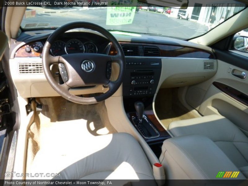 Dark Mocha Metallic / Neutral 2008 Buick LaCrosse CXL