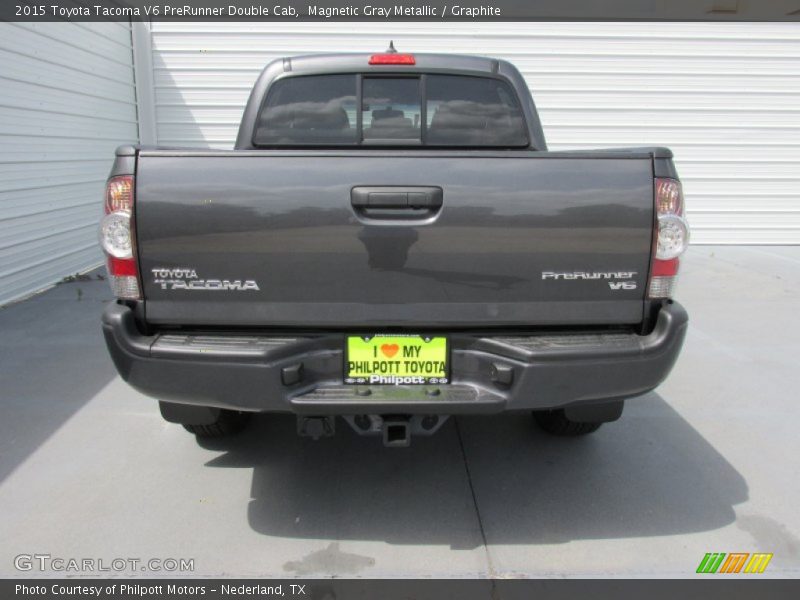 Magnetic Gray Metallic / Graphite 2015 Toyota Tacoma V6 PreRunner Double Cab