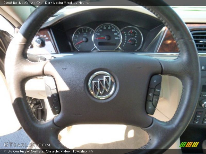 Dark Mocha Metallic / Neutral 2008 Buick LaCrosse CXL