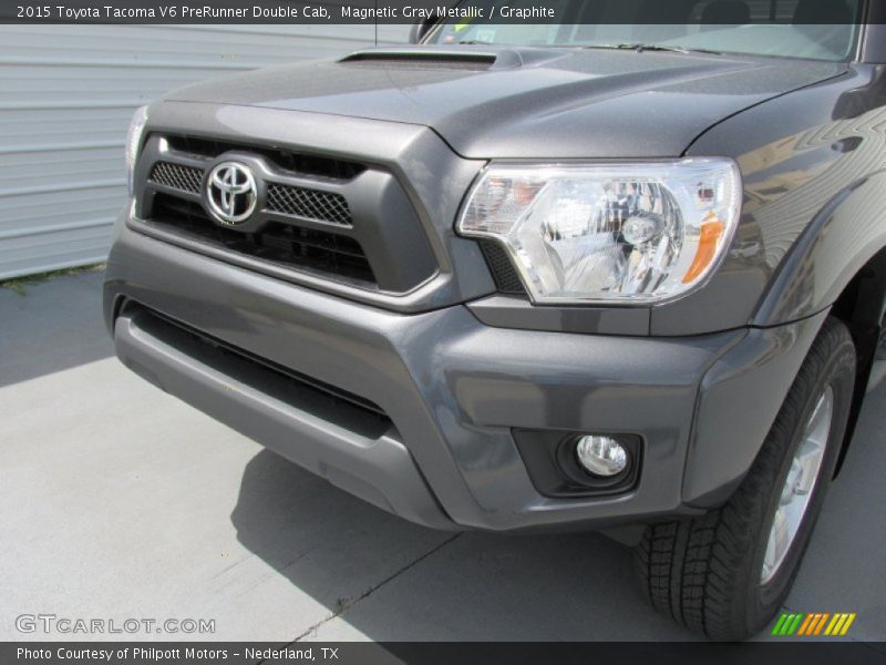 Magnetic Gray Metallic / Graphite 2015 Toyota Tacoma V6 PreRunner Double Cab