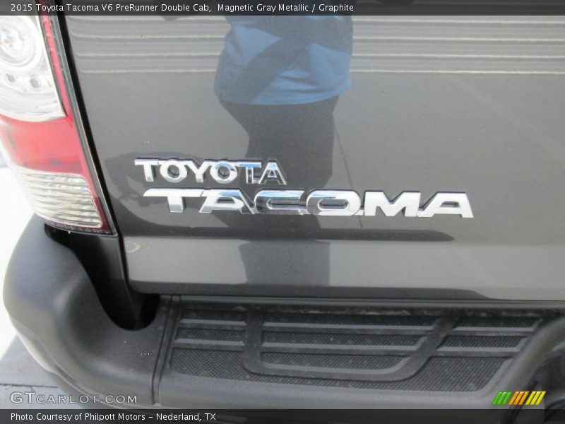 Magnetic Gray Metallic / Graphite 2015 Toyota Tacoma V6 PreRunner Double Cab