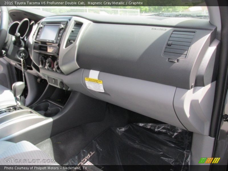 Magnetic Gray Metallic / Graphite 2015 Toyota Tacoma V6 PreRunner Double Cab