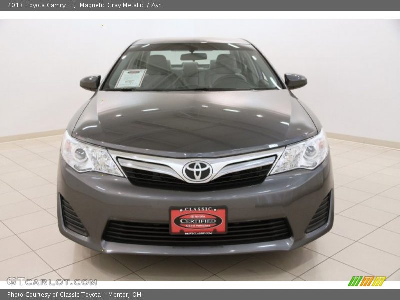 Magnetic Gray Metallic / Ash 2013 Toyota Camry LE