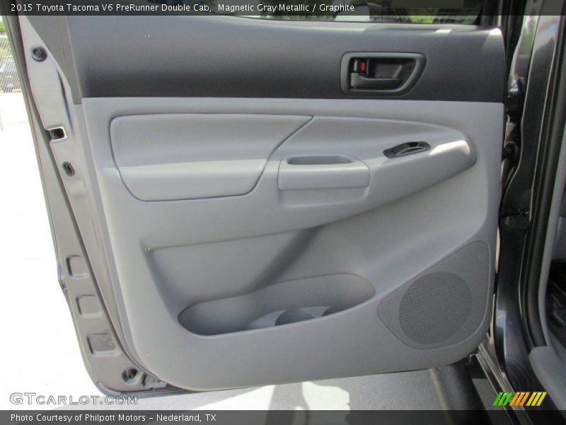 Magnetic Gray Metallic / Graphite 2015 Toyota Tacoma V6 PreRunner Double Cab