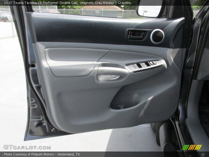 Magnetic Gray Metallic / Graphite 2015 Toyota Tacoma V6 PreRunner Double Cab