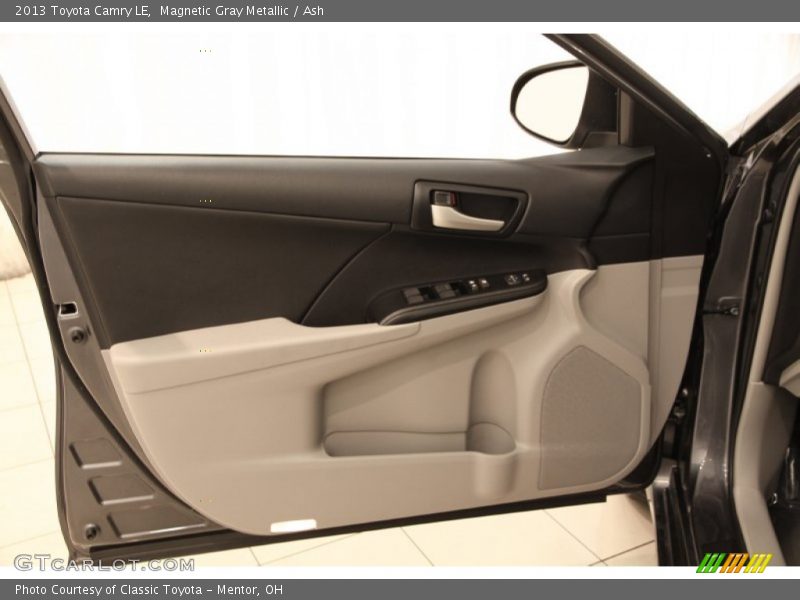 Magnetic Gray Metallic / Ash 2013 Toyota Camry LE