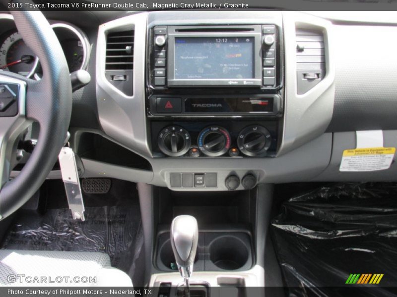 Magnetic Gray Metallic / Graphite 2015 Toyota Tacoma V6 PreRunner Double Cab