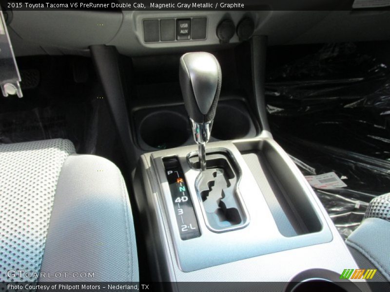 Magnetic Gray Metallic / Graphite 2015 Toyota Tacoma V6 PreRunner Double Cab