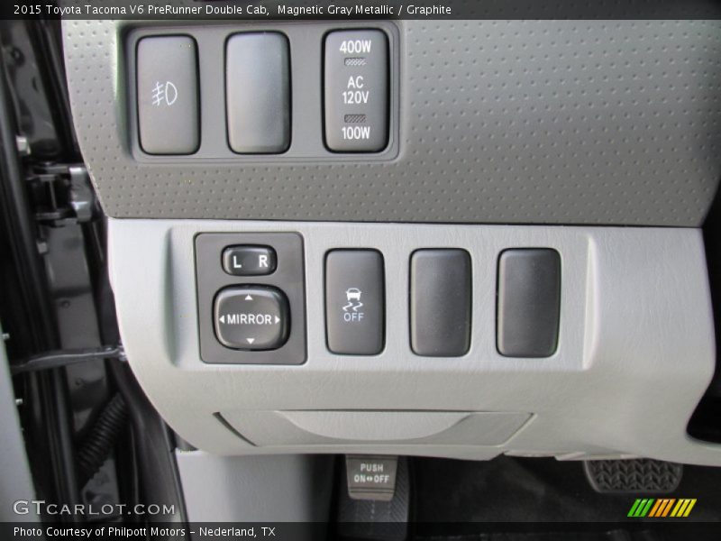 Magnetic Gray Metallic / Graphite 2015 Toyota Tacoma V6 PreRunner Double Cab