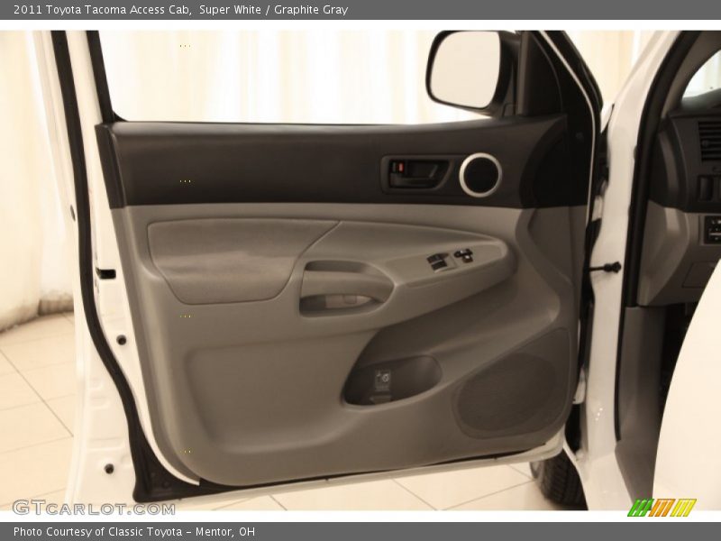 Super White / Graphite Gray 2011 Toyota Tacoma Access Cab