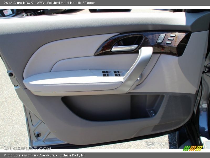 Polished Metal Metallic / Taupe 2012 Acura MDX SH-AWD