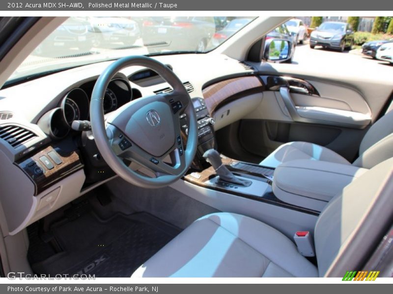 Polished Metal Metallic / Taupe 2012 Acura MDX SH-AWD