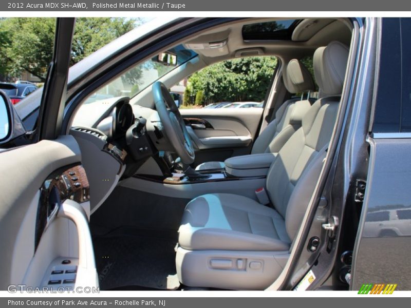 Polished Metal Metallic / Taupe 2012 Acura MDX SH-AWD