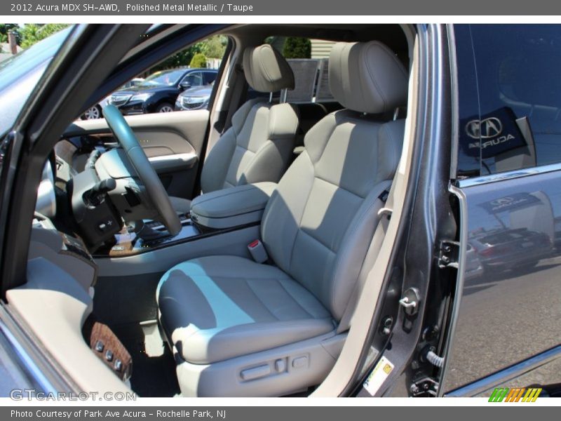 Polished Metal Metallic / Taupe 2012 Acura MDX SH-AWD