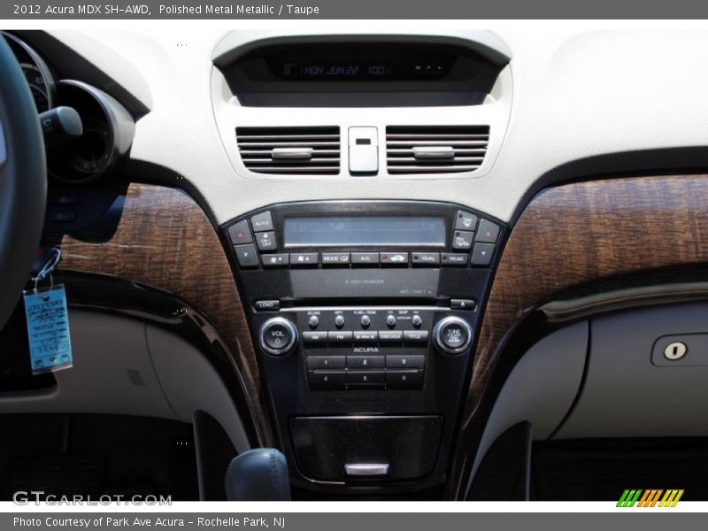 Polished Metal Metallic / Taupe 2012 Acura MDX SH-AWD
