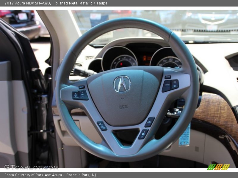 Polished Metal Metallic / Taupe 2012 Acura MDX SH-AWD