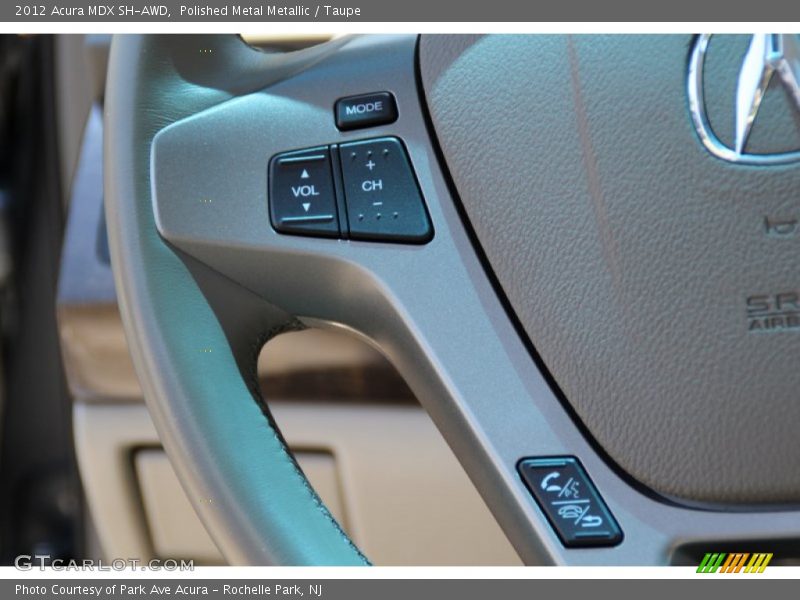 Polished Metal Metallic / Taupe 2012 Acura MDX SH-AWD