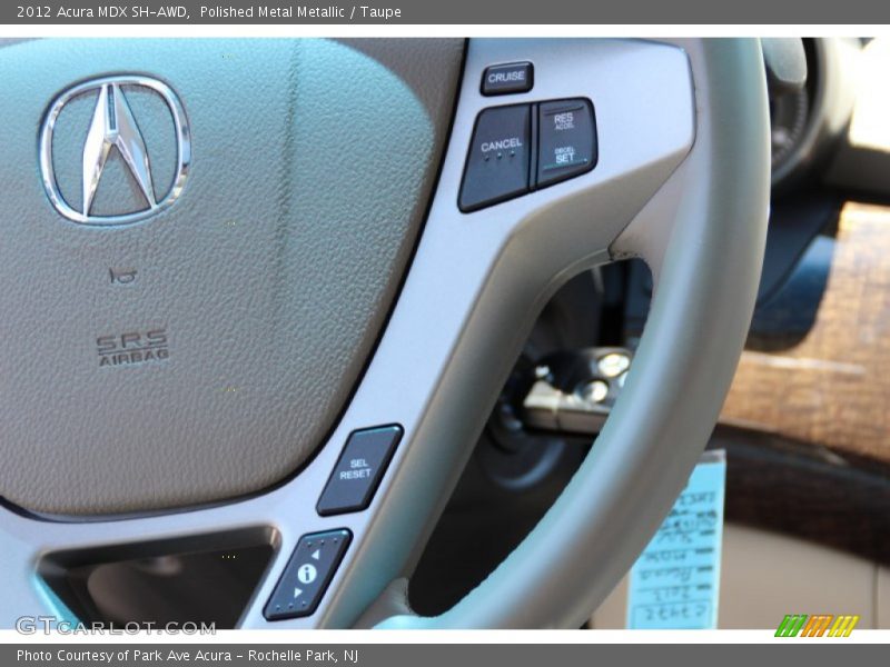 Polished Metal Metallic / Taupe 2012 Acura MDX SH-AWD