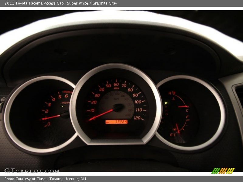 Super White / Graphite Gray 2011 Toyota Tacoma Access Cab
