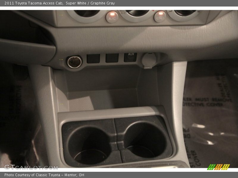 Super White / Graphite Gray 2011 Toyota Tacoma Access Cab