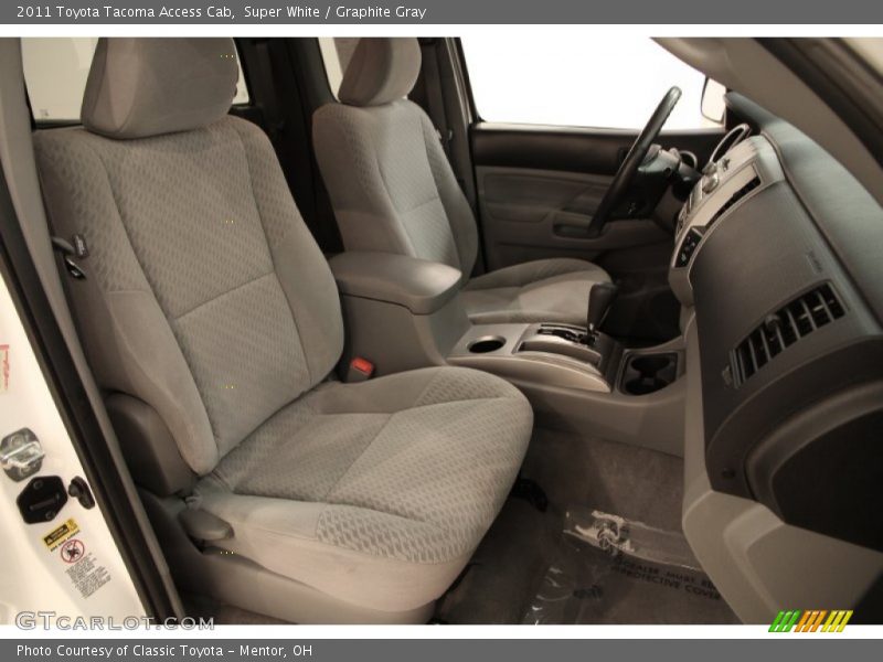 Super White / Graphite Gray 2011 Toyota Tacoma Access Cab