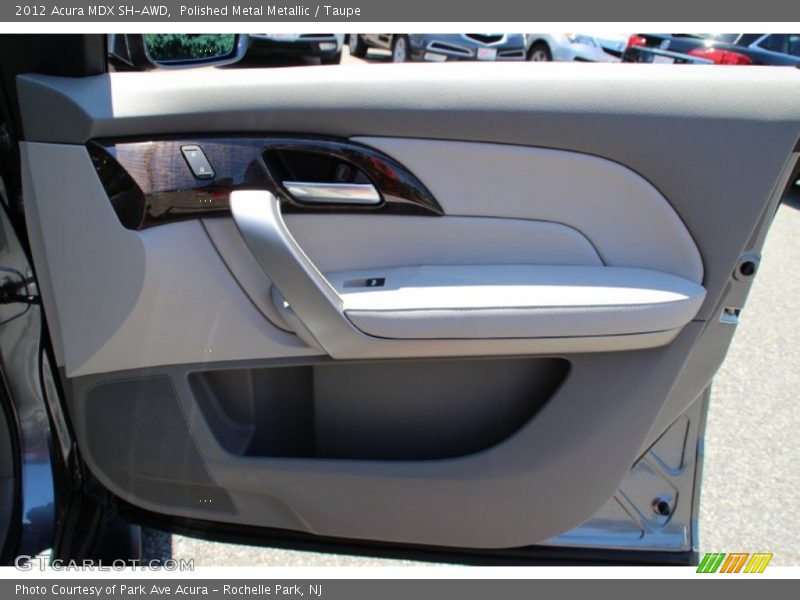 Polished Metal Metallic / Taupe 2012 Acura MDX SH-AWD