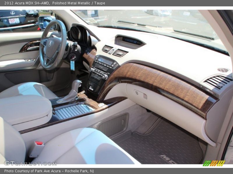 Polished Metal Metallic / Taupe 2012 Acura MDX SH-AWD