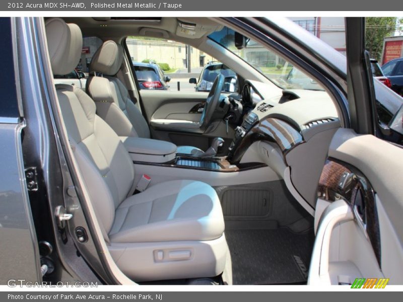 Polished Metal Metallic / Taupe 2012 Acura MDX SH-AWD