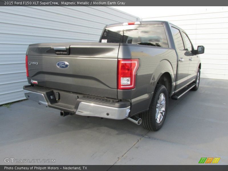 Magnetic Metallic / Medium Earth Gray 2015 Ford F150 XLT SuperCrew