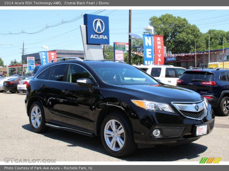 Crystal Black Pearl / Ebony 2014 Acura RDX Technology AWD