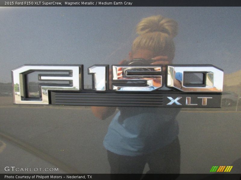 Magnetic Metallic / Medium Earth Gray 2015 Ford F150 XLT SuperCrew