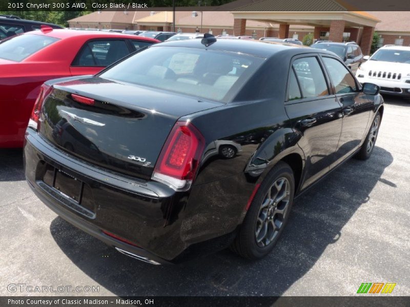Gloss Black / Black 2015 Chrysler 300 S AWD