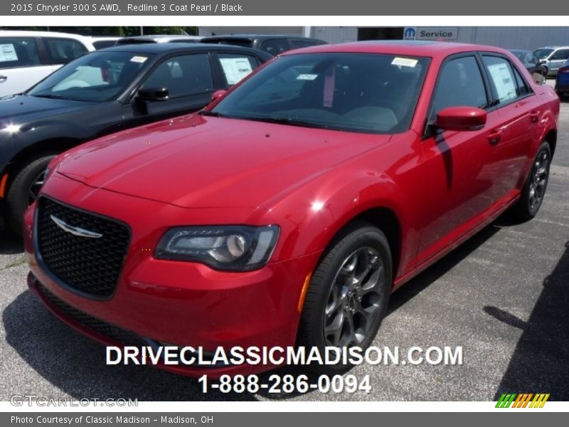 Redline 3 Coat Pearl / Black 2015 Chrysler 300 S AWD