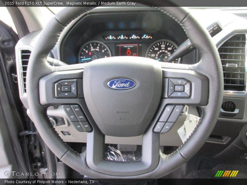 Magnetic Metallic / Medium Earth Gray 2015 Ford F150 XLT SuperCrew