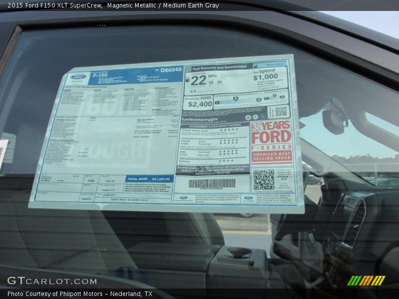Magnetic Metallic / Medium Earth Gray 2015 Ford F150 XLT SuperCrew
