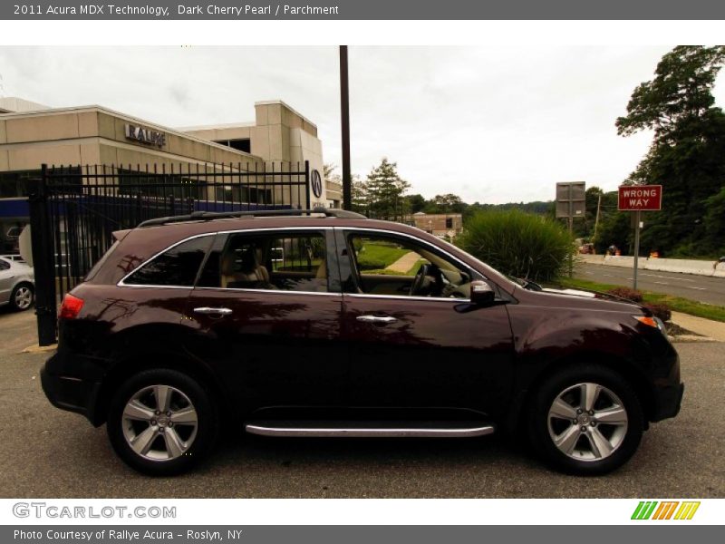 Dark Cherry Pearl / Parchment 2011 Acura MDX Technology