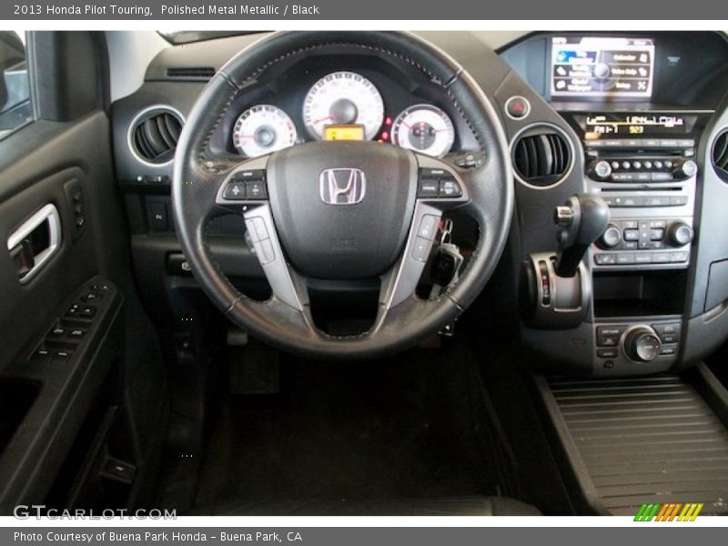 Polished Metal Metallic / Black 2013 Honda Pilot Touring