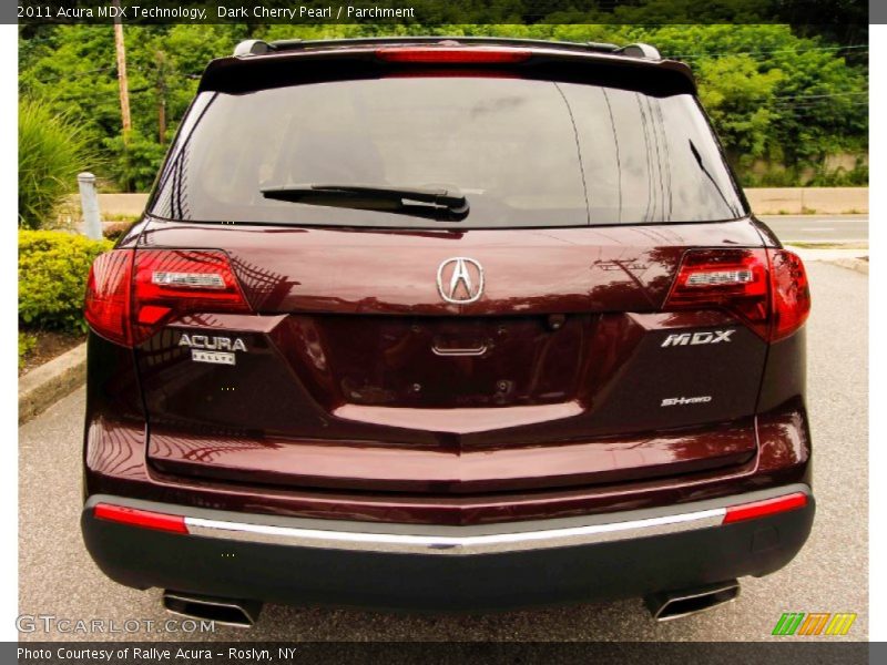 Dark Cherry Pearl / Parchment 2011 Acura MDX Technology