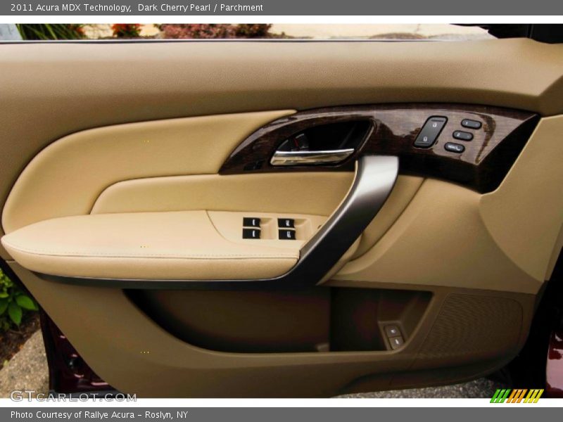 Dark Cherry Pearl / Parchment 2011 Acura MDX Technology
