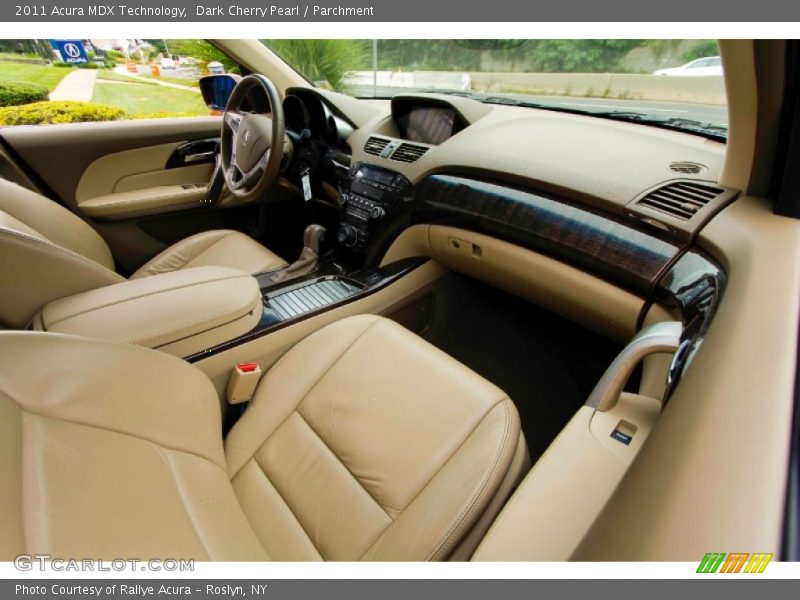 Dark Cherry Pearl / Parchment 2011 Acura MDX Technology