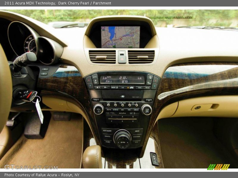 Dark Cherry Pearl / Parchment 2011 Acura MDX Technology