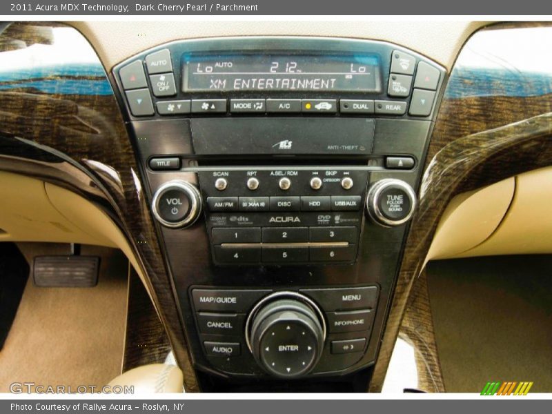 Dark Cherry Pearl / Parchment 2011 Acura MDX Technology