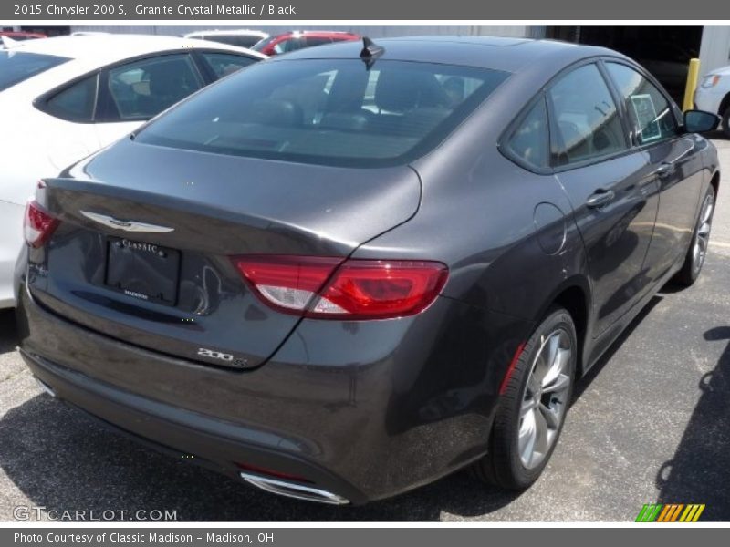 Granite Crystal Metallic / Black 2015 Chrysler 200 S
