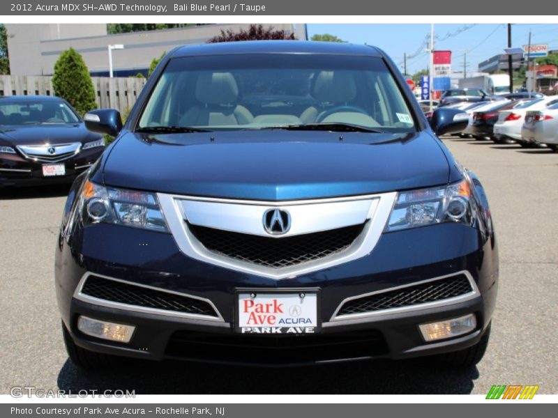 Bali Blue Pearl / Taupe 2012 Acura MDX SH-AWD Technology