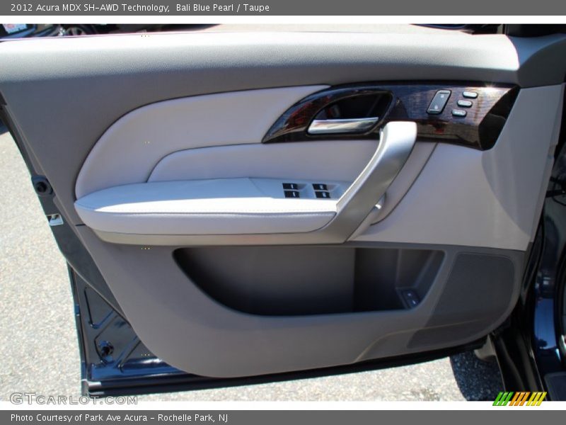 Bali Blue Pearl / Taupe 2012 Acura MDX SH-AWD Technology