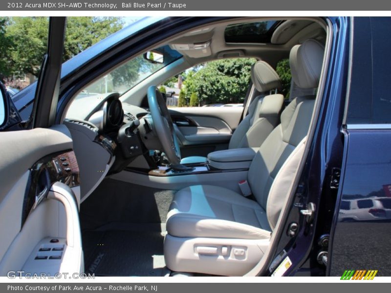 Bali Blue Pearl / Taupe 2012 Acura MDX SH-AWD Technology
