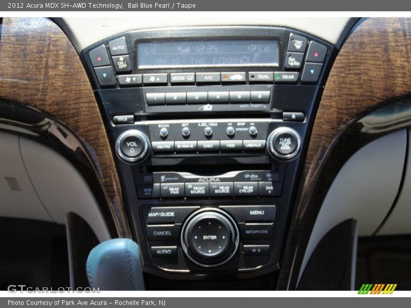 Bali Blue Pearl / Taupe 2012 Acura MDX SH-AWD Technology