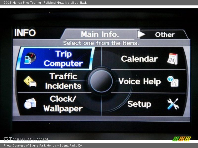 Polished Metal Metallic / Black 2013 Honda Pilot Touring