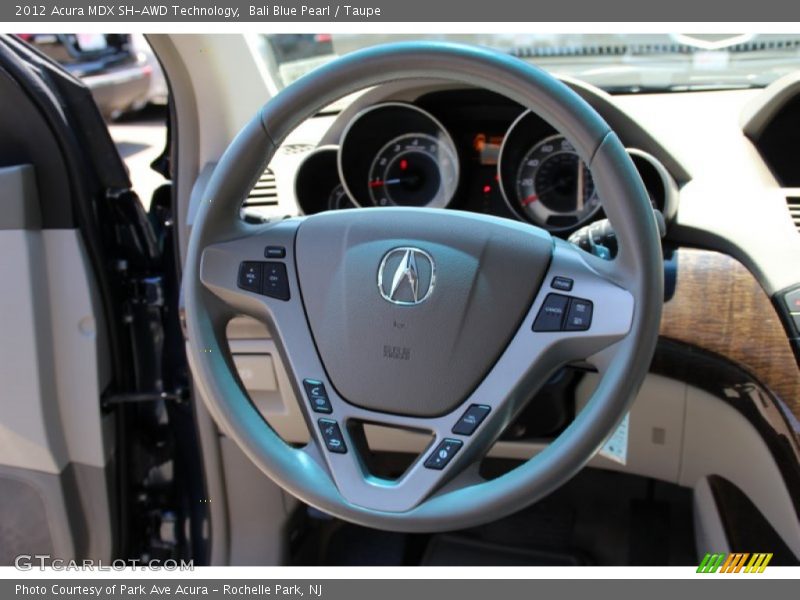 Bali Blue Pearl / Taupe 2012 Acura MDX SH-AWD Technology